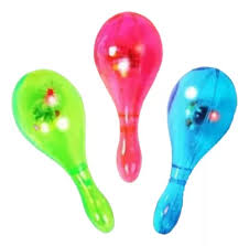 Maraca Luz Led (12 pzs)