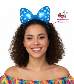 Diadema moño led (12 pzs)