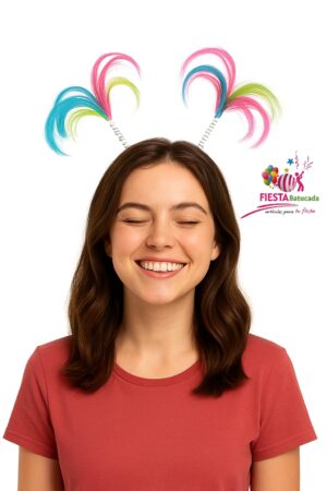 Diadema coleta colores (12 pzs)