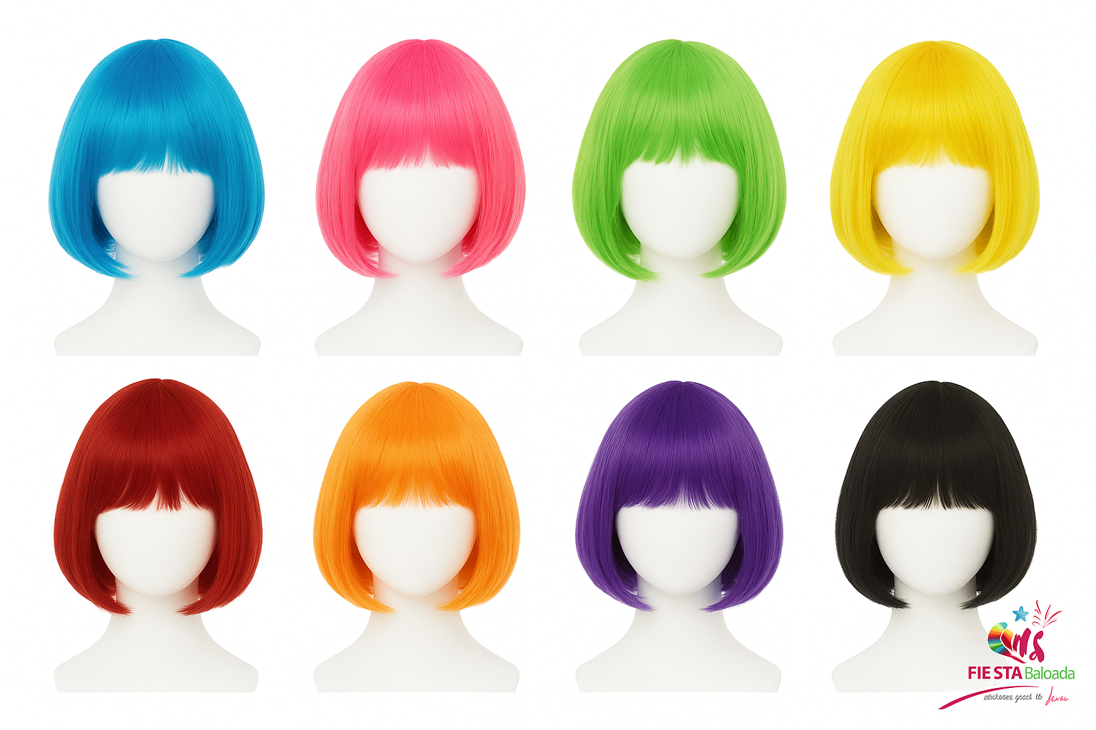 Peluca corta (1a pza)