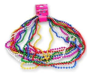 Collar de perlas, Mardi gras (12 pzs)