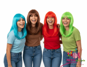 Peluca laraga lacia (1a pieza)