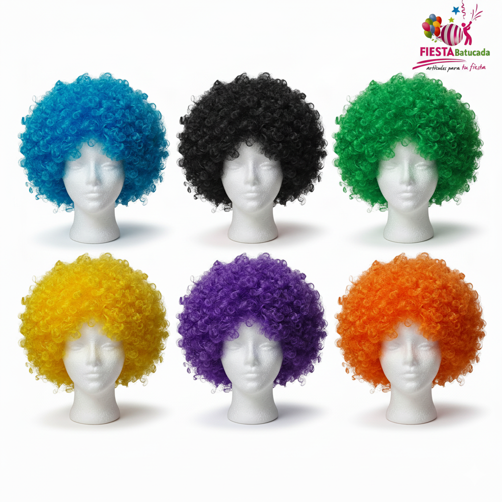 Peluca afro batucada (1a pieza)