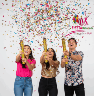 Lanzador confeti Metalico 40 cm (5 pzs)