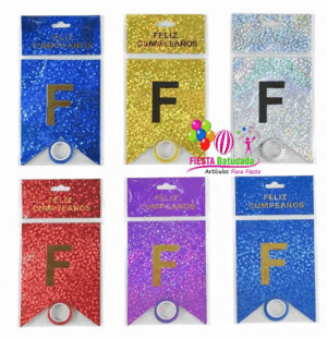 Letrero Feliz Cumpleaños Holograma (1a pza)